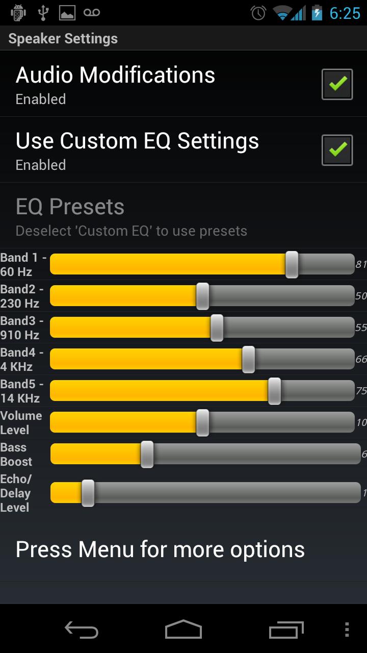 Volume+ (Volume Boost) Screen 2