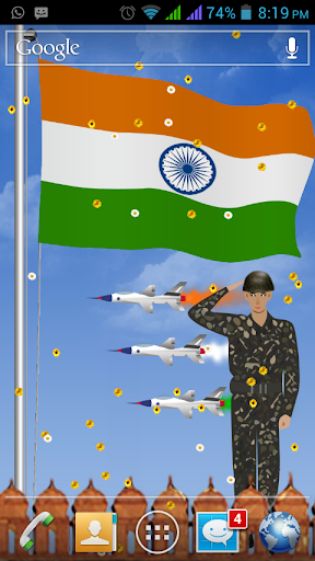 【免費個人化App】Flag Of India HD LWP-APP點子