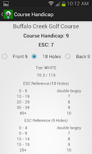 Golf Handicap Calculator Free -US Canada Australia(圖5)-速報App