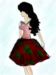 La jupe rouge