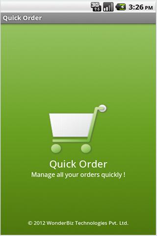 Quick Order