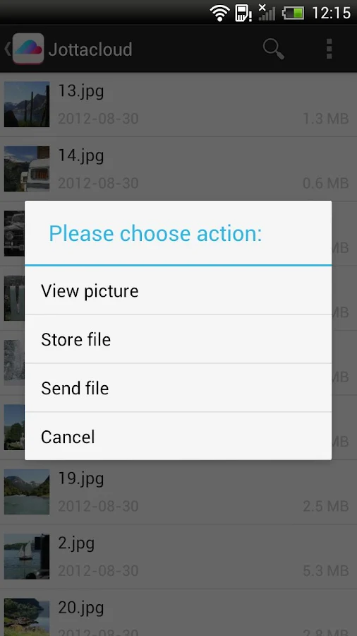 Jottacloud - Screenshot