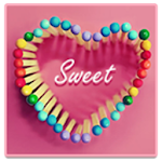 Sweet Love Heart Theme Apk