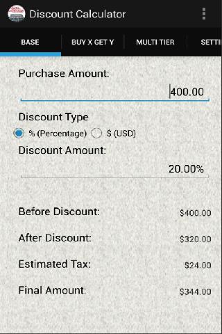 Multiple Discount Calculator