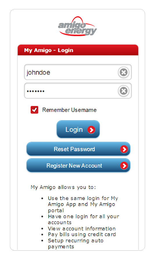 My Amigo Energy Android Apps on Google Play