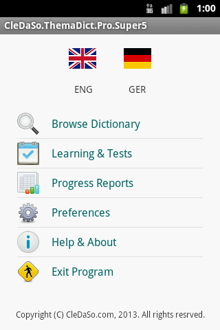 Multilingual CATEGORIZED Dict.