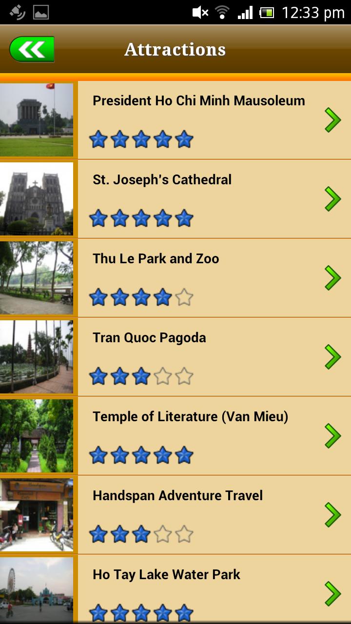 Ha Noi Offline Travel Guide Screen 3