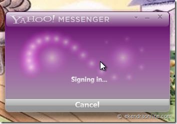 yahoo Messenger for Vista signining in