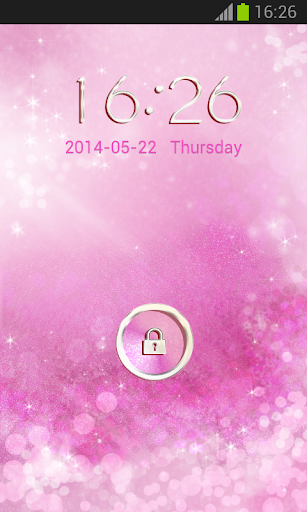 GO Locker Pink Glitter