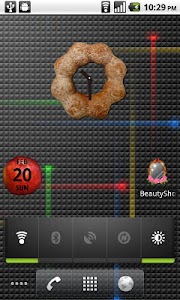 Donut Clock Widget Lite screenshot 1