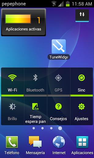 TuneWidget