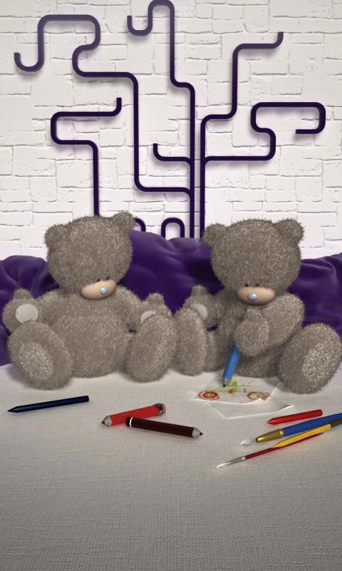 Funny Bears 3D Live Wallpaper Screen 3