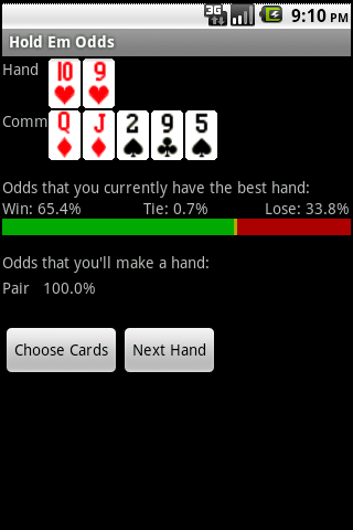Texas Hold Em Odds Screen 2
