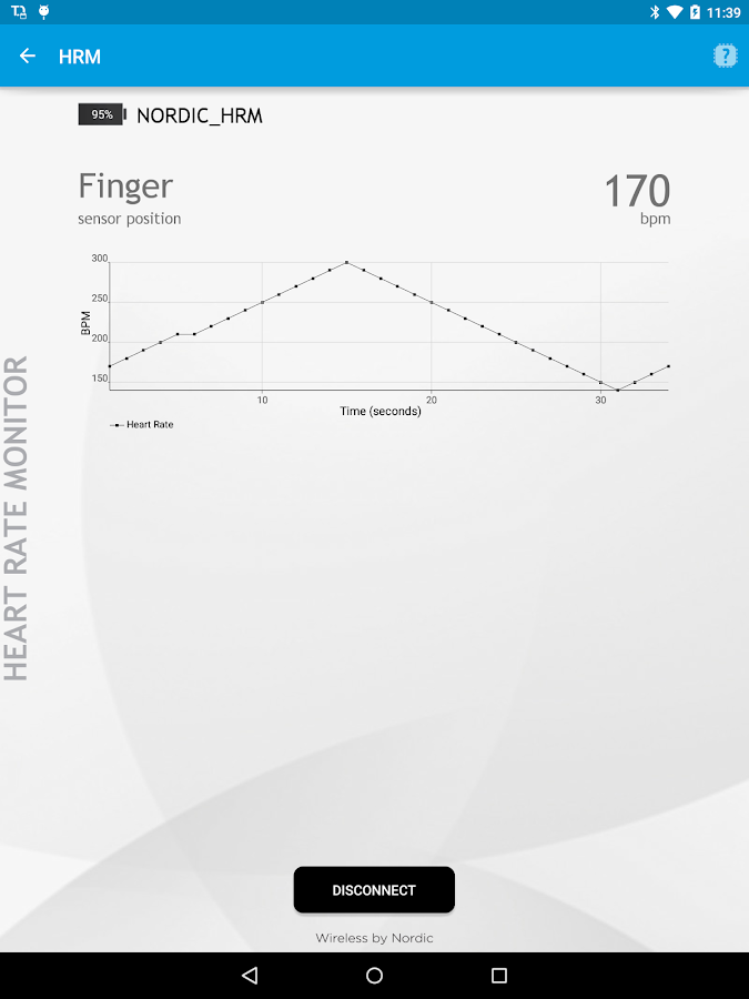 nRF Toolbox for BLE Google Play の Android アプリ