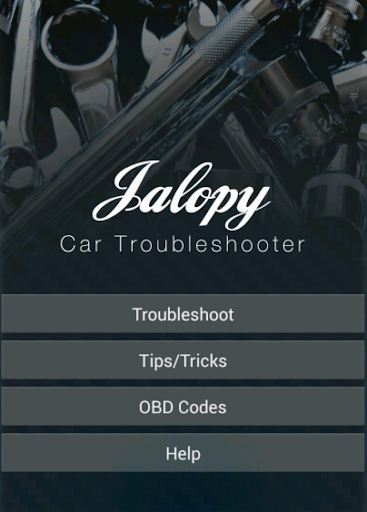 Jalopy Car Troubleshooter