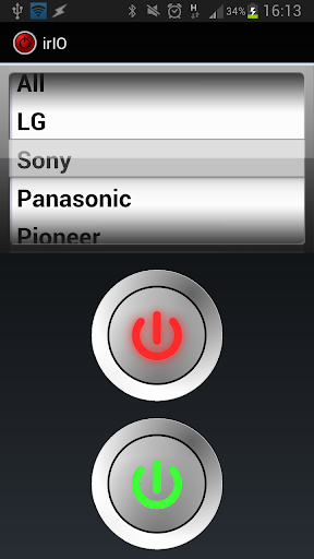irIO - Infrared On Off for TV