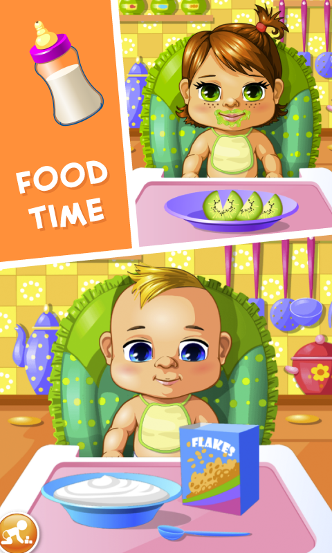 Are there any virtual games that teach you to care for babies?