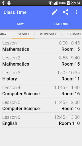 【免費教育App】Class Time - Timetable-APP點子