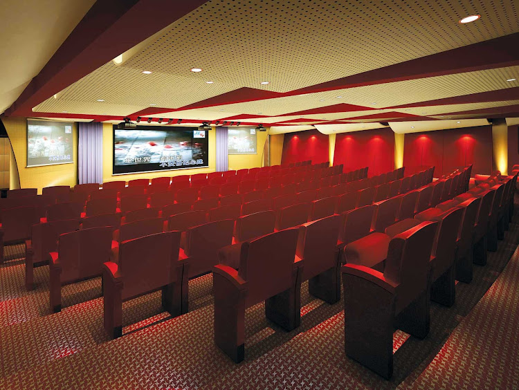 Spend an evening watching a film in the onboard cinema during your Uniworld cruise to China. 
