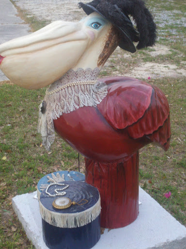 Victorian Pelican Statue