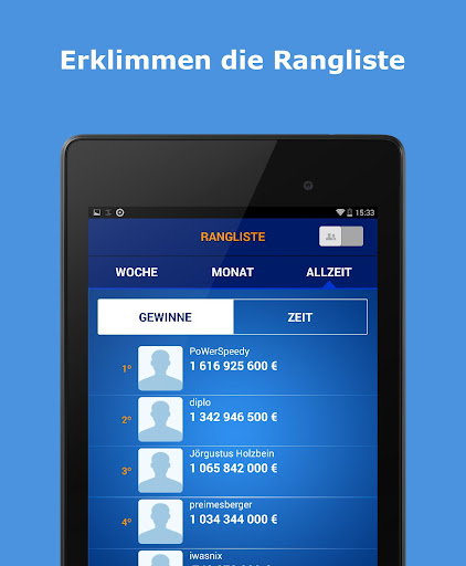 【免費益智App】Millionär Quiz Deutsch Gratis-APP點子