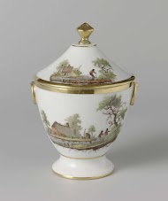 Suikerpot met riviergezicht