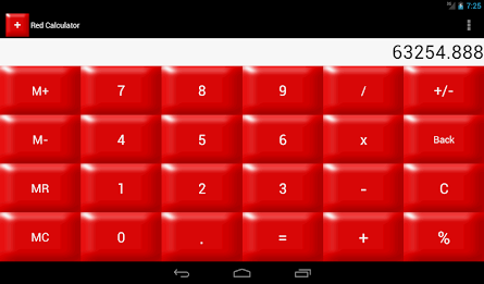 Red Calculator poster 1