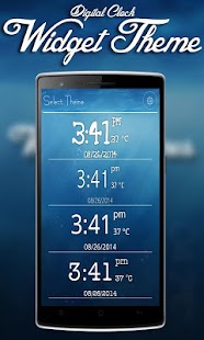Free Digital Clock Widget Themes APK for PC