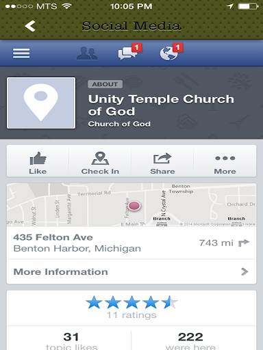 【免費生活App】Unity Temple Benton Harbor-APP點子