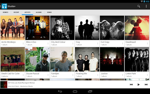 Android Applications • Shuttle+ Music Player v1.4.6 beta3