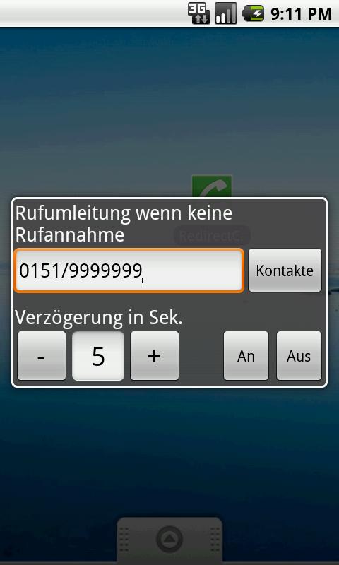Android application RedirectCall Unlock Key screenshort