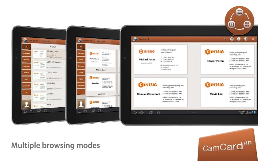 CamCard HD (License) Screen 2