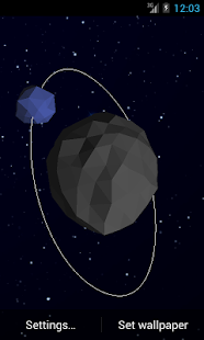 Free Download Asteroid live wallpaper APK
