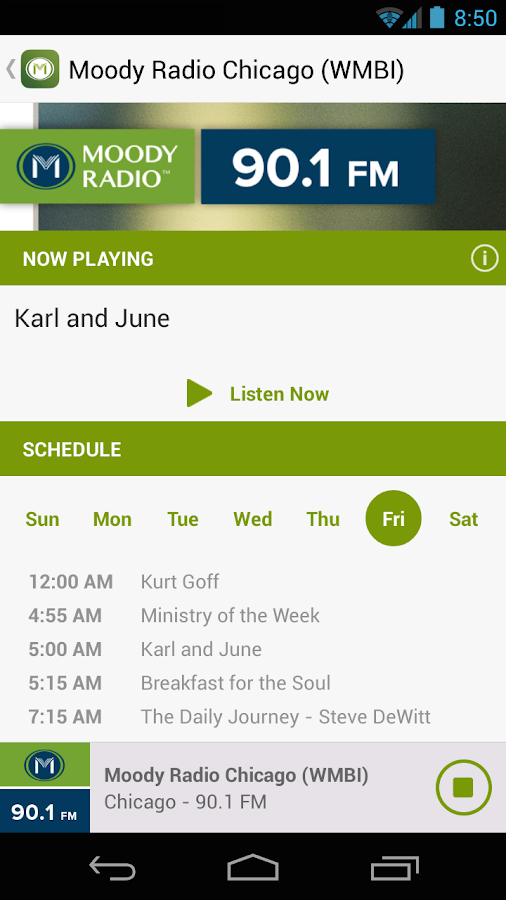 Moody Radio Android Apps on Google Play