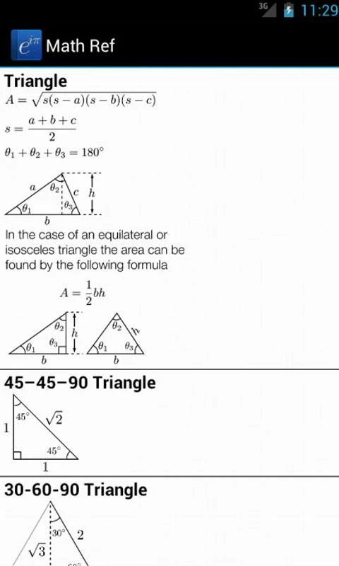 Math Ref - screenshot