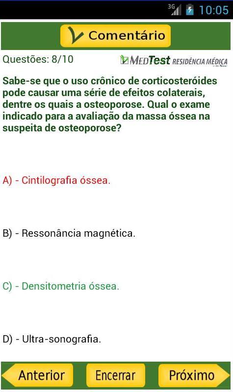 MedTest Residência Médica Screen 2