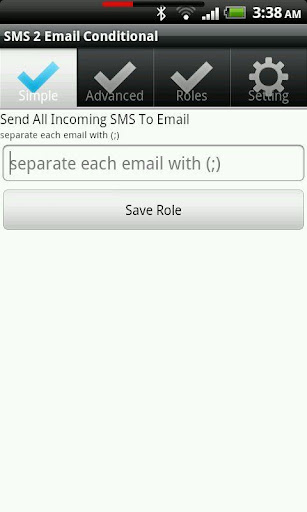 SMS 2 Email Conditional