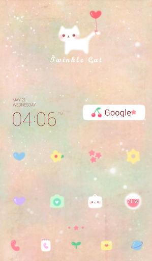 twinkle cat dodol theme