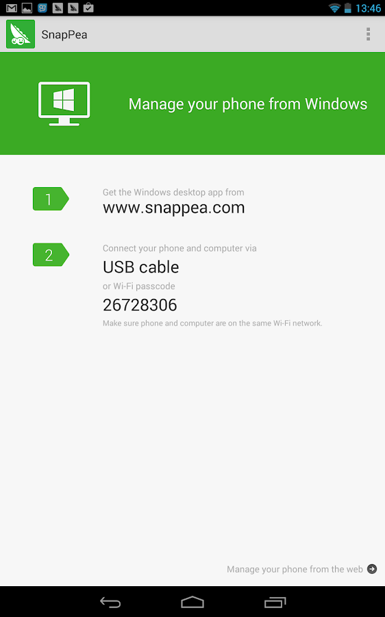 SnapPea - screenshot