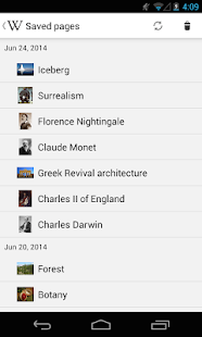 Wikipedia - screenshot thumbnail