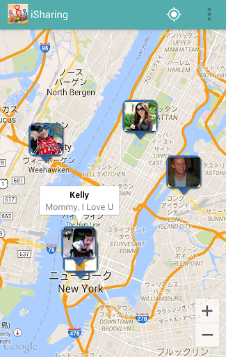 iSharing : 友人の場所検索 位置情報追跡 家族安全