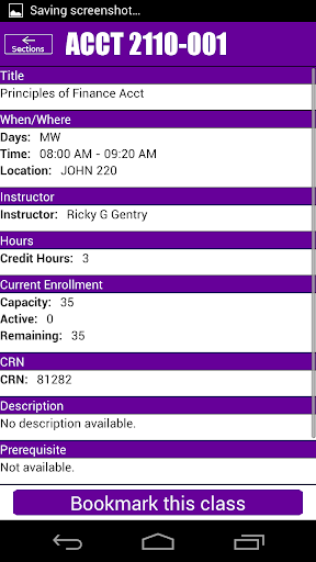 Tennessee Tech Class Schedule