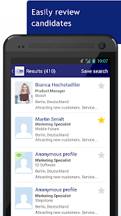 StepStone DirectSearch App Screenshots 2