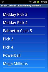 South Carolina winning numbers - Android Apps on Google Play