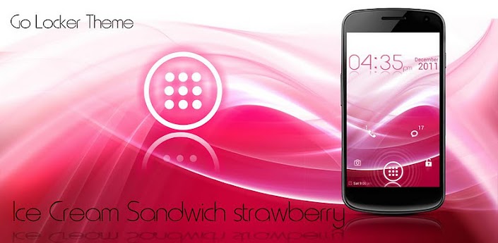 ICS Pink Lockscreen HD v1