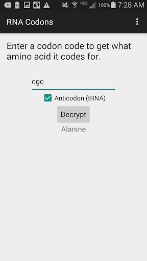 【免費教育App】RNA Codons-APP點子