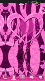 Zebra srdce Theme GO Launcher poster 4