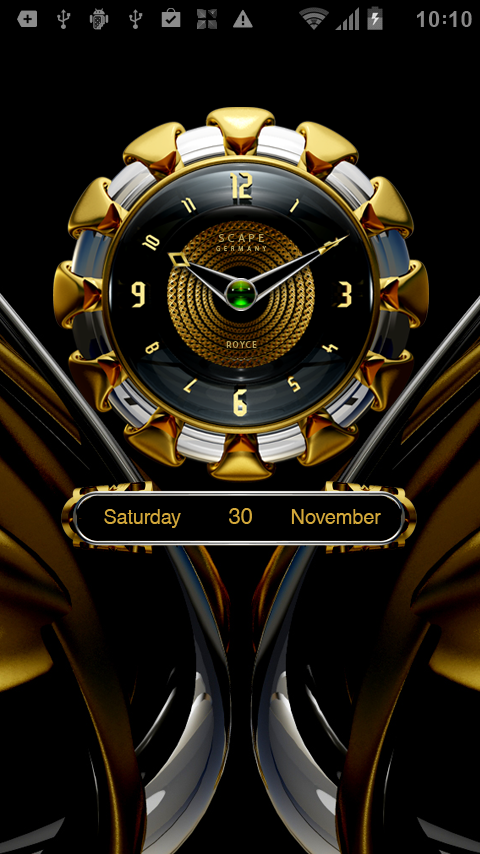 ROYCE Luxury Clock Widget Screen 2
