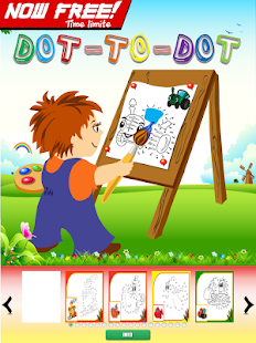 Dot to Dot Finger Paint Kids