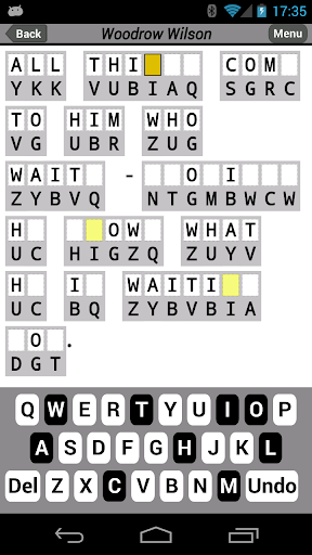 Cryptograms by Puzzle Baron